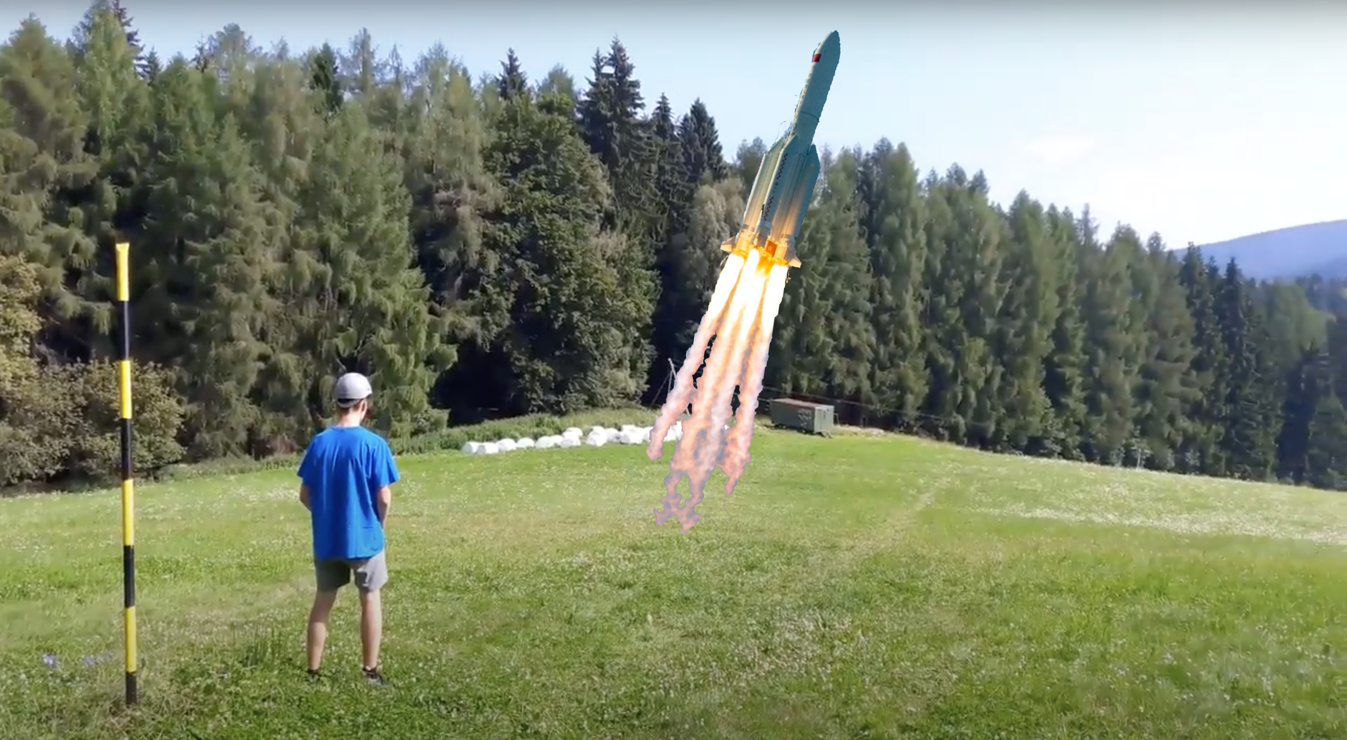 Wild DomiZ launching a China Rocket to the Space.